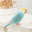 パステルカラーのセキセイインコ手作りキット アクレーヌで作る鳥のぬいぐるみ マスコット フェルト手芸 自由研究 レインボー オパーリン種
