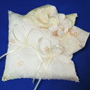 和風のリングピロー「花唄」完成品 直径約18cm 結婚式 白無垢 和装 着物 和婚式 人前式 神前式 和装 結婚祝い リングクッション