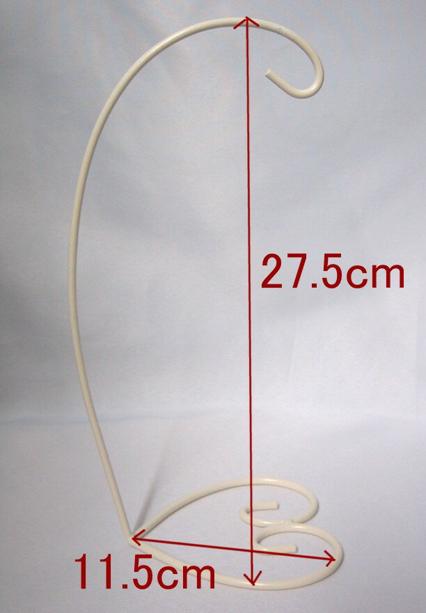 ハートのワイヤースタンド高さ27.5cm(フラ...の紹介画像2