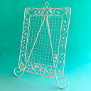 自分で作るウェルカムボード【L】ワイヤースタンドとワイヤーフレームのセット【結婚式 イーゼル フラワーベース 花嫁DIY】