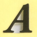 ウェルカムボード用シール単品【アルファベットA】1枚(黒色の文字)【結婚式 花嫁DIY ウェディング レセプション ブラック イニシャル 名前】