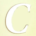 ウェルカムボード用シール単品【アルファベットC】1枚(金色の文字)【結婚式 花嫁DIY ウェディング レセプション ゴールド イニシャル 名前】