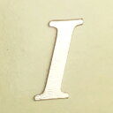 ウェルカムボード用シール単品【アルファベットI(アイ)】1枚(金色の文字)【結婚式 花嫁DIY ウェディング レセプション ゴールド イニシャル 名前】