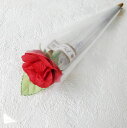レッドローズ ボールペン の プチギフト1本 フラワー 花 結婚式 ホワイトデー 赤薔薇 記念品 ミニミニ花束 ばら ミニブーケ 卒園式 卒業式
