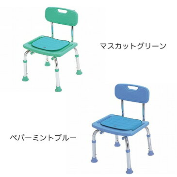 入浴いすシャワーチェア　コンパクトミニ　背もたれ付き（クッション付き）　型番：T-6606シャワー椅子　お風呂用椅子
