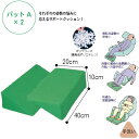 ナーセントクッションシリーズ標準カバータイプ パットA 2点セット(小ピース2個) クッション 体位変換 体位保持 ベッド 寝返り 床ずれ まくら アイ・ソネッ...