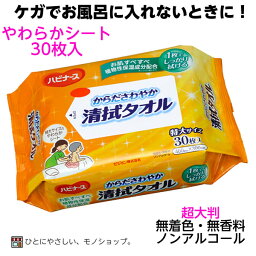 ピジョン からださわやか 清拭タオル 無香料 特大30枚入 品番：11114 体拭き 清拭タオル 体用ウエットタオル ケガ 骨折 入院 介護