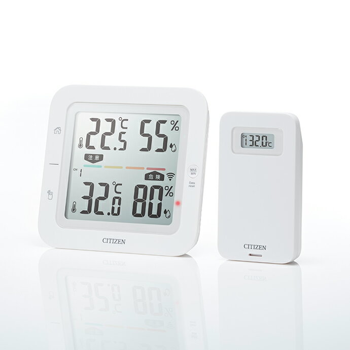 シチズン コードレス温湿度計 THM527 温度計 温度管理 熱中症対策