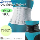 【2枚までコンパクト便】ソルボ 楽らく腰ガード S〜LL H0198 腰痛ベルト 腰サポーター 腰痛サポーター 腰のコルセット 腰ベルト 腰部固定帯(4)