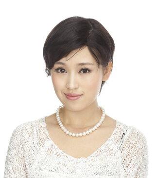 手編み、手植えショ-ト人毛 100% ウィッグ 【かつら女性用】【人毛】【人毛ウィッグ】【医療用ウイッグ】【医療用かつら】【医療用ウイッグ】【ショートウイッグ】