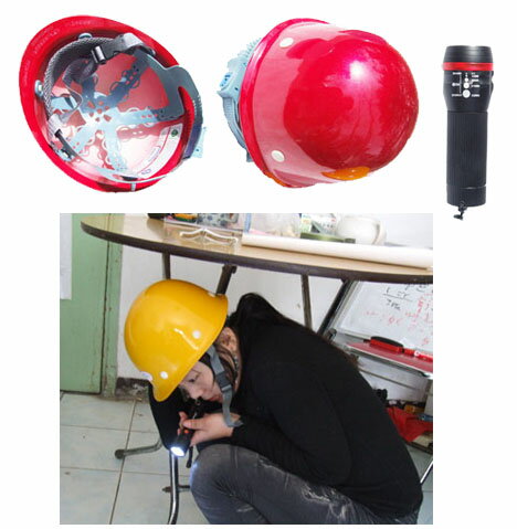 強化FRPヘルメット　SOS 懐中電燈期間限定特価