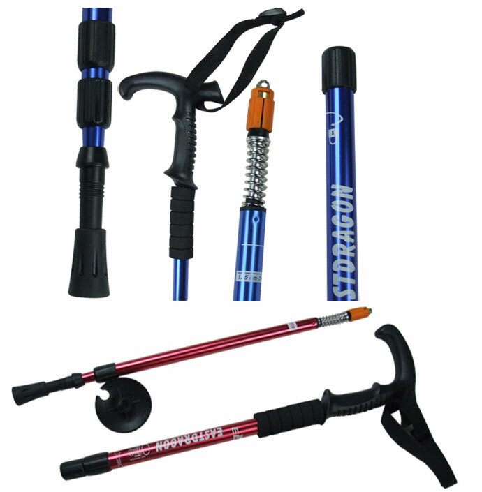 ハイキングステッキレーザーSOSLEDライト