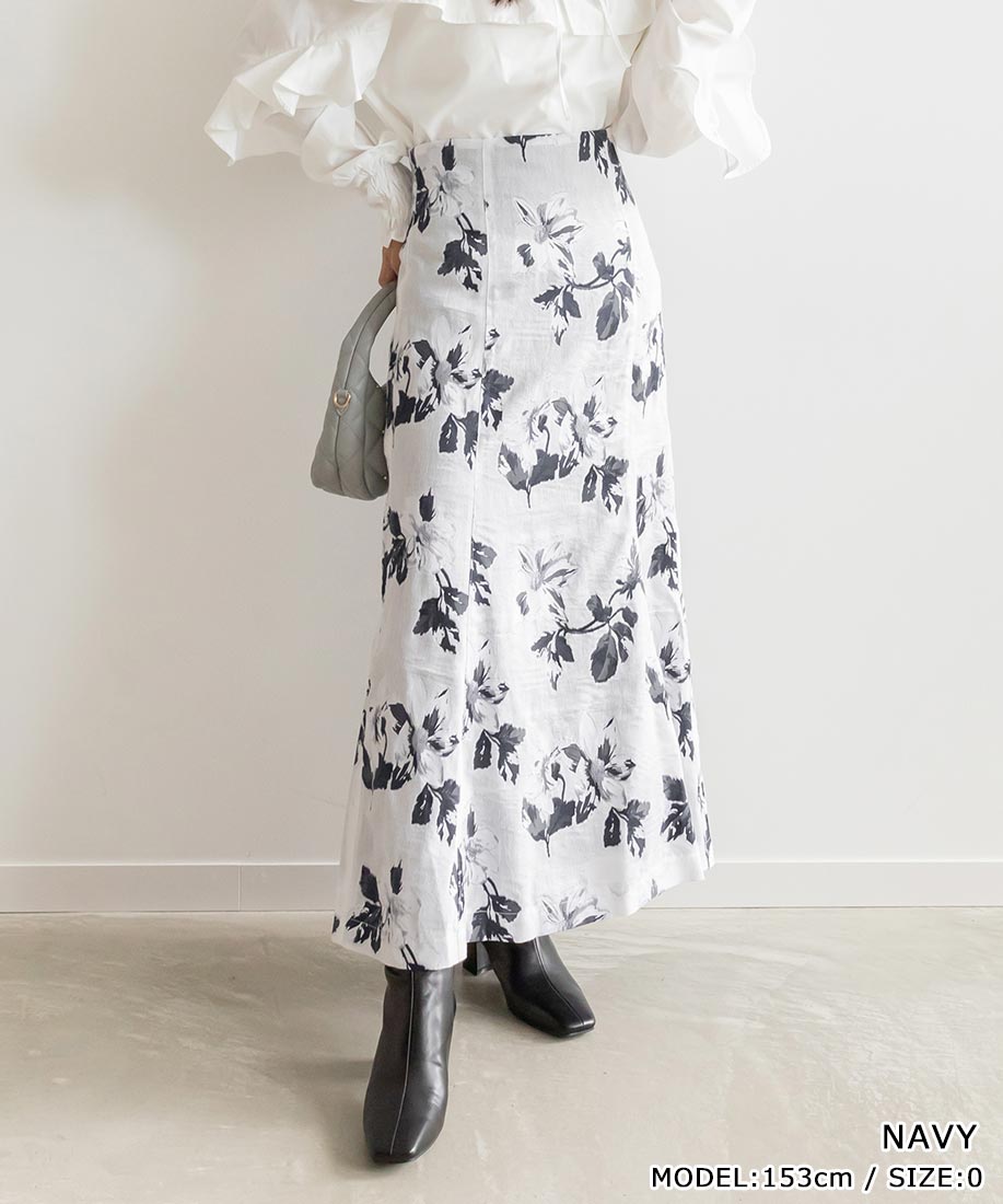 【4日20時からポイント10倍！】【70%OFF】RANDA/ランダ/フラワージャガードスカート/BS32248 L8【23AW】▲△【1104p】のサムネイル