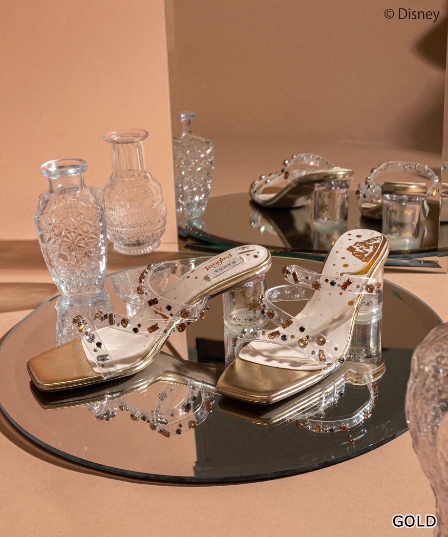 【50%OFF】【22.5cm〜25.5cm】RANDA/ランダ/【DISNEY/ディズニー “ラプンツェル”シリーズ】ランタンヒールサンダル/AS31359 Y2【24SS】▲△【0719p】のサムネイル