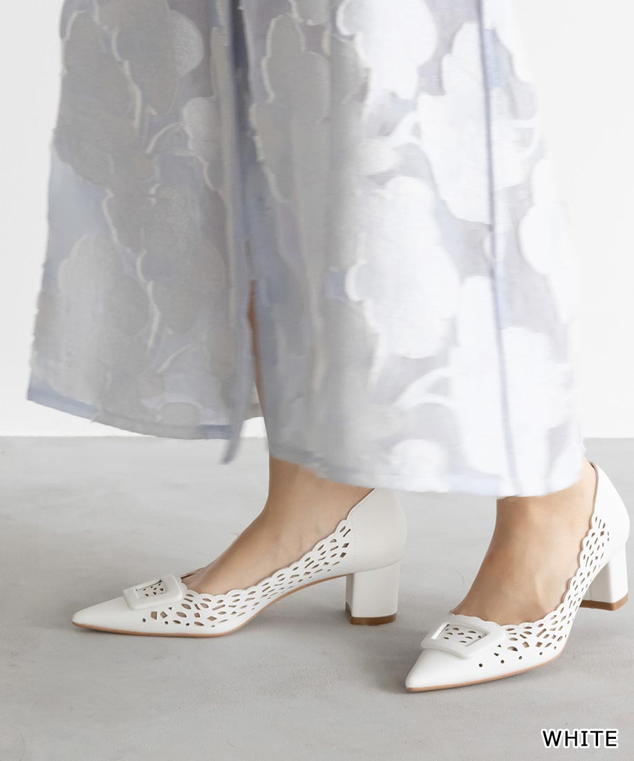 【1日限定ポイント10倍！】【60%OFF】【22.5cm～25.0cm】RANDA/ランダ/カットワークデザインパンプス/DP31032 Y【23SS】▲△【0401p】のサムネイル