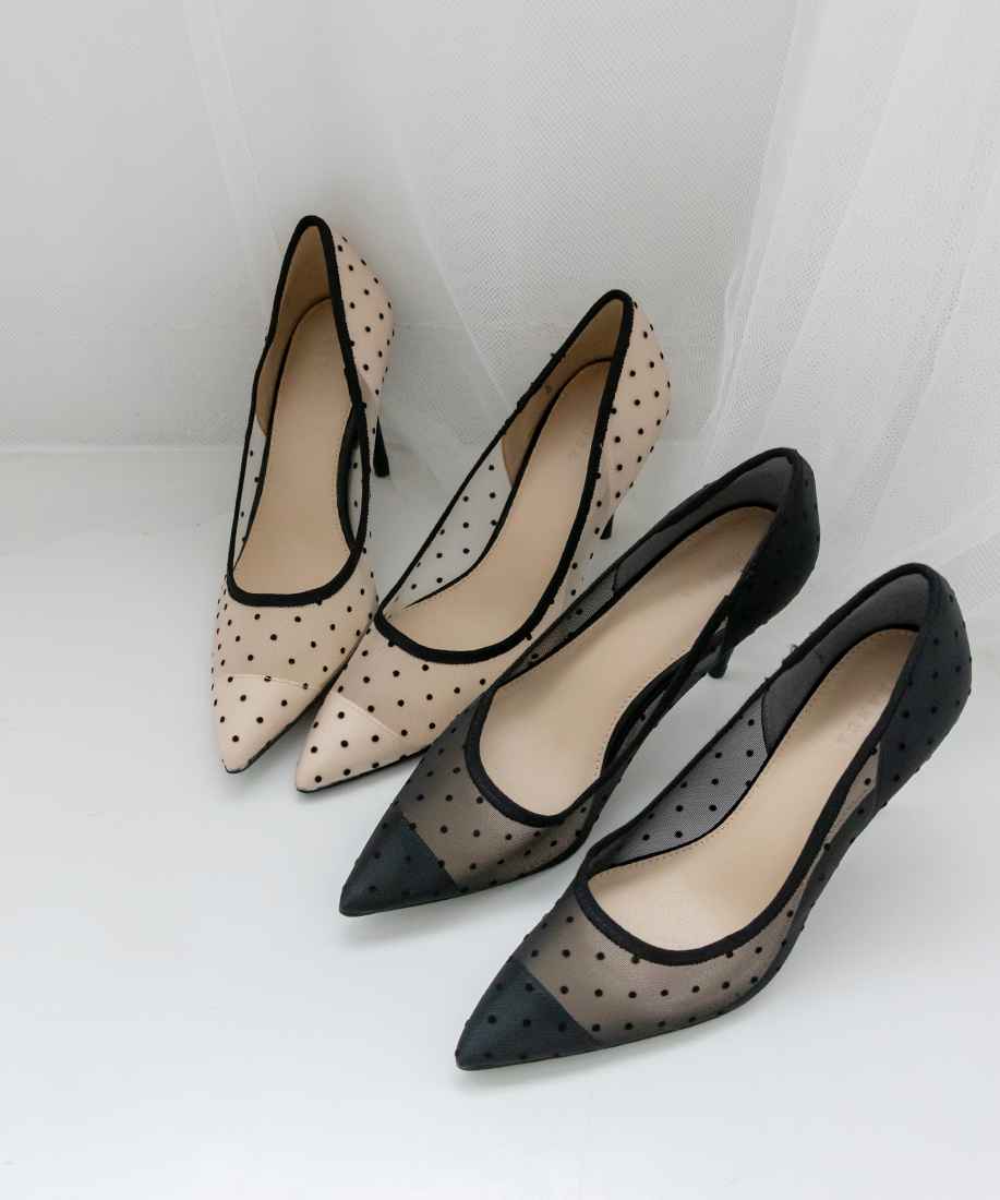 【22cm〜25.5cm】RANDA/ランダ/シアーヒールパンプス/DP31183/Y【2023SS新作★送料無料】のサムネイル