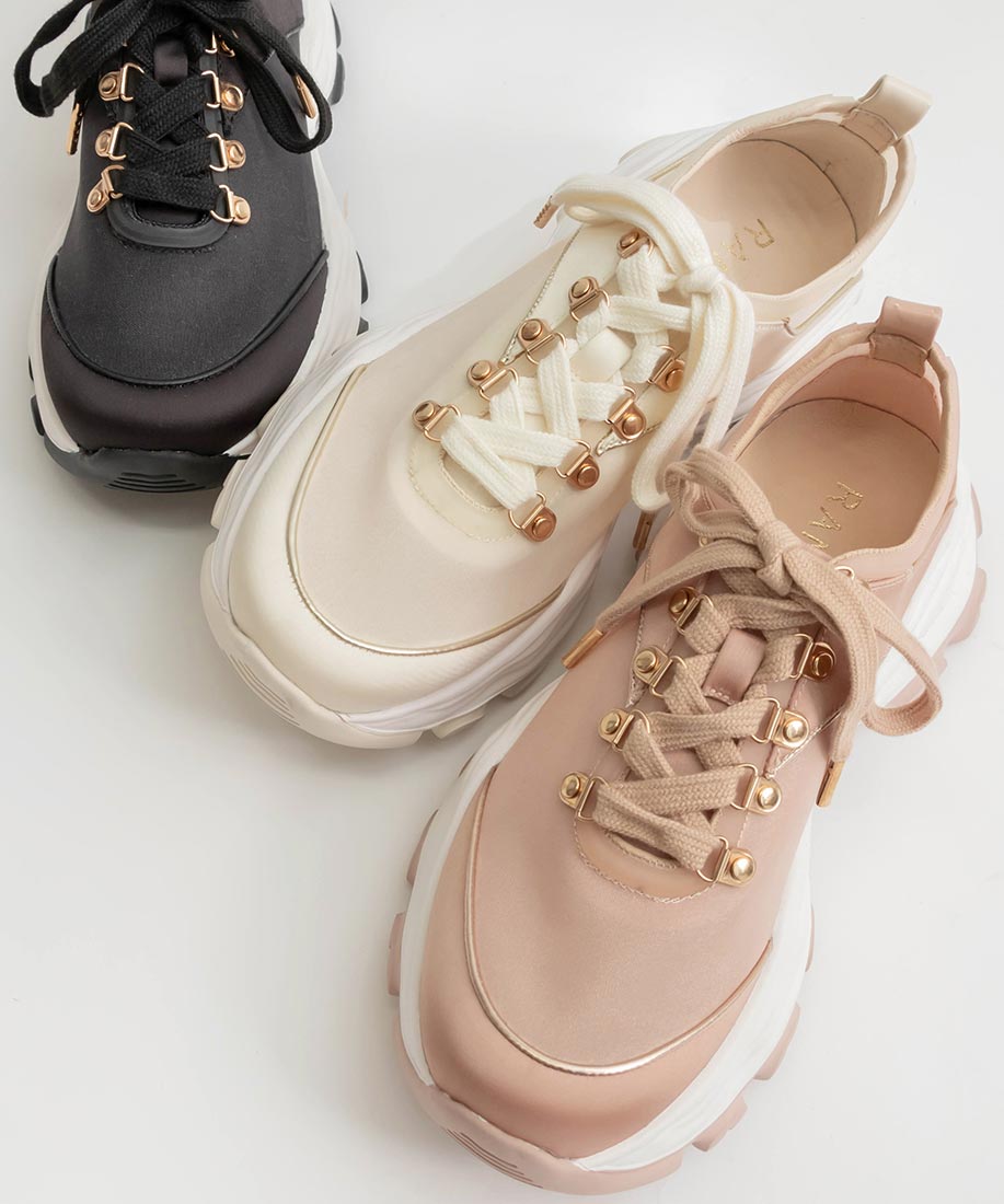 【22.5cm〜25.5cm】RANDA/ランダ/シアーコンビスニーカー/PH31082/H2【23SS】のサムネイル