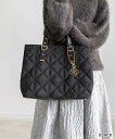 RANDA/ランダ/【A4対応】2WAY ベルトハンドルキルティングトートバッグ/FB34032/U【25SS★送料無料】