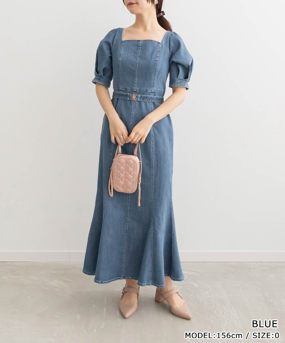 【30%OFF】RANDA/ランダ/デニムマーメイドワンピース/BD33064/A1【24SS】▲△【sale-c】のサムネイル