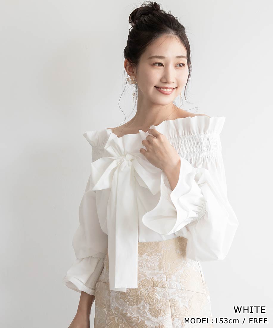 【50%OFF】RANDA/ランダ/マルチウェイシャーリングブラウス/BT33020/YH【24SS】▲△のサムネイル