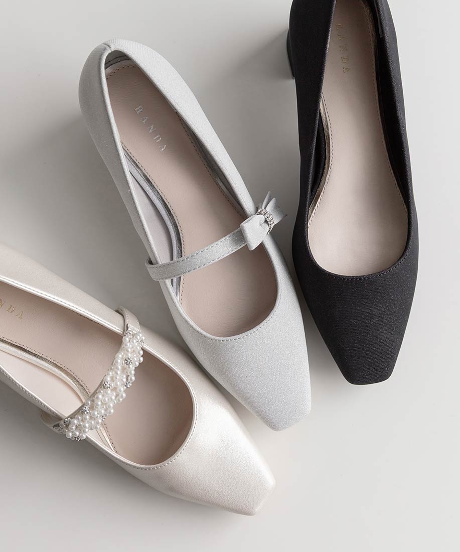 【22.5cm〜25.5cm】RANDA/ランダ/3WAYスクエアトゥパンプス/MP36229/Y【2025AW新作★送料無料】