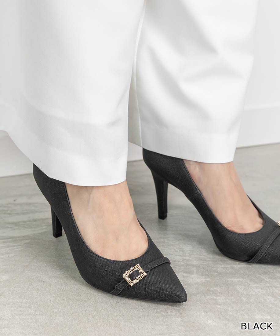 【走れる美脚パンプス】グリッターヒールフィットパンプス/PP35098/J【25SS/ASC】▲△【hitotai-20c】【half-c】