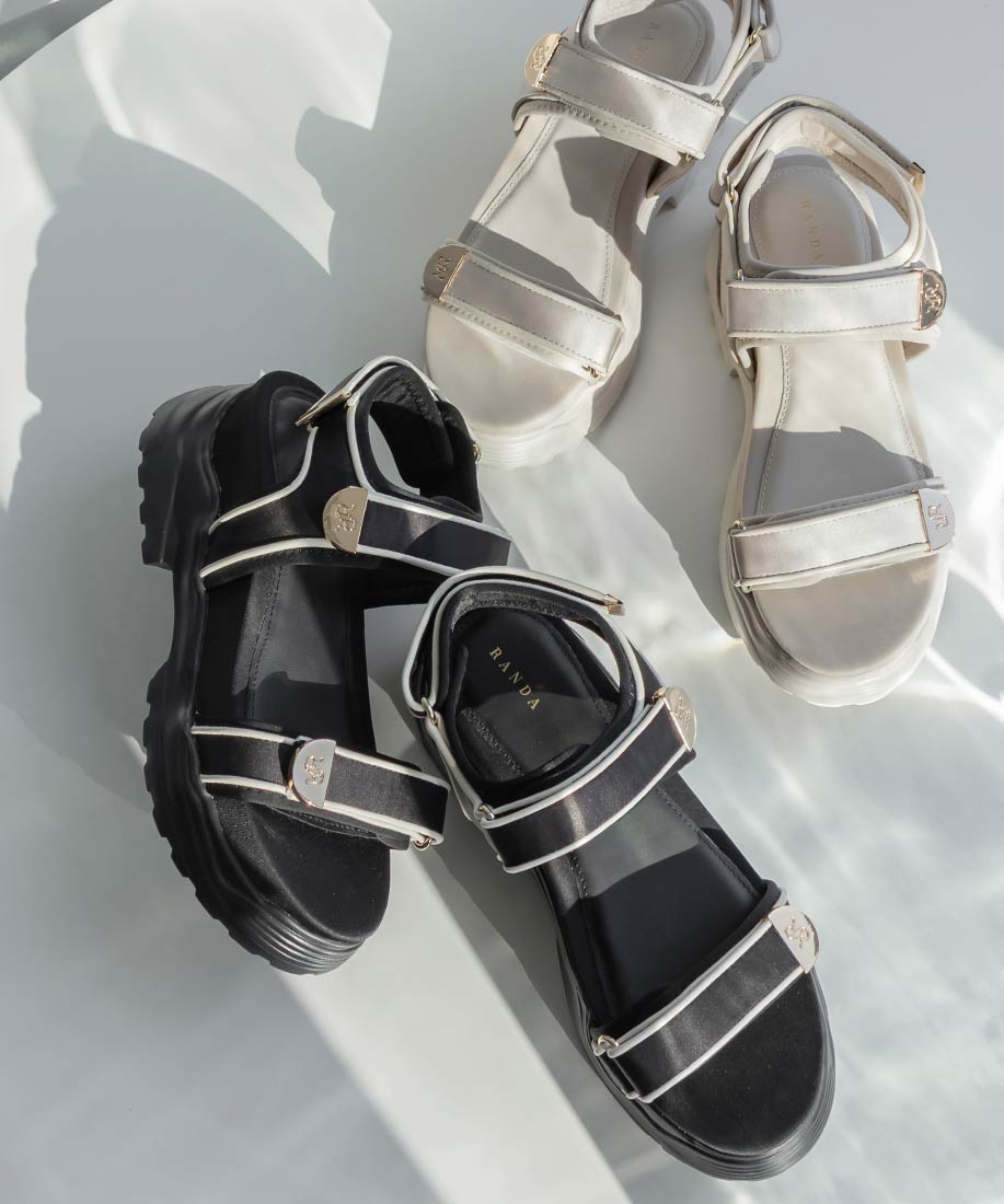 【23日10時からポイント10倍！】【20%OFF】【22.5cm〜25.5cm】RANDA/ランダ/モノグラムベルトスポーツサンダル/PR35328/C11【25SS】▲△【0823p】のサムネイル