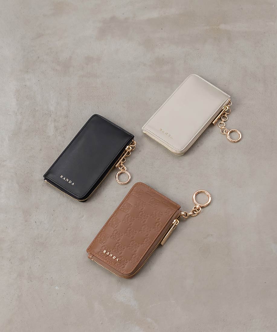 RANDA/ランダ/モノグラムエンボスフラグメントケース/FB32222 U【24AW】