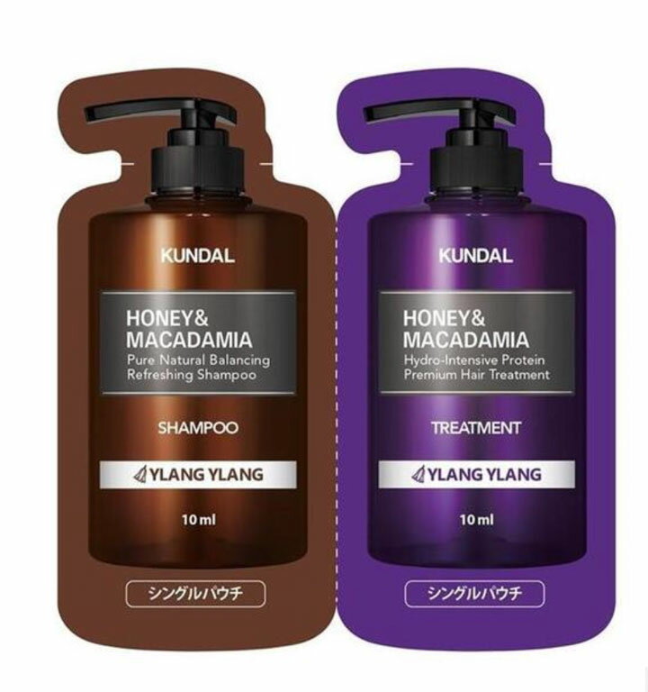 【111円割引クーポン配布中★9/30まで】トライアル クンダル ハニー&マカダミア ネイチャーシャンプー プロテイントリートメント イランイラン 1セット お...