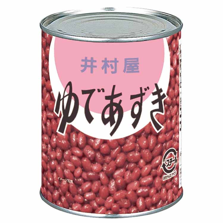 あずき 和菓子 缶詰 ゆであずき2号缶 和菓子 あずき あんこ 缶詰 長期保存 お菓子作り ぜんざい おしるこ 缶 大容量 井村屋