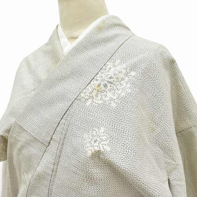 Rakuten - 【P5倍】【30%OFF★在庫復活】結城紬 紬 着物 リサイクル 中古 正絹 仕立て上がり リサイクル着物 裄60cmS 身丈156cmM ll3383b【中古】【着物ひととき】