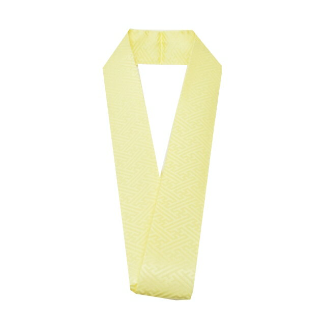 重ね衿 単色 着物 和装 お洒落小物 伊達衿 振袖 卒業式 成人式 袴 結婚式 訪問着 入学式 卒業式 小紋 色無地 花嫁 絹 高級 No.18 淡黄色 color sample sin7645-bob05 【メール便可能】 彩小径