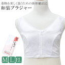 【14周年10%OFF】着物 和装 ブラジャー 日本製 M L LL 補正パット付き 補正着 着物を美しく装うための体形補正に フロントファスナー sin7822-wkb07 【メール便可能】