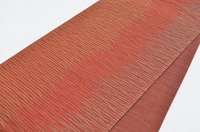 【中古】 袋帯 リサイクル 正絹 フォーマル 礼装用 黒 白 黒留袖 カジュアル 交織 仕立て上がり 美品 抽象文様 赤系 pp0164b 【 送料無料 リユース 和服 結婚式 お祝い お茶会 パーティー 入学式 卒業式 お茶会 お茶席 茶道 着物 帯 kimono 通販 】