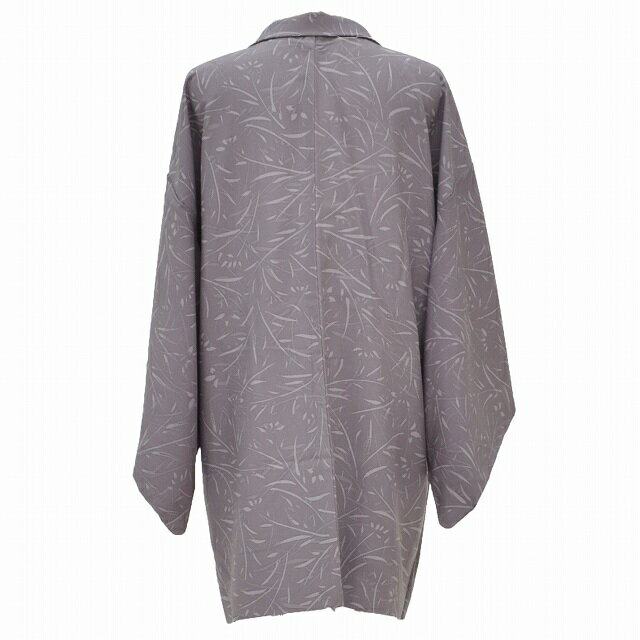 Rakuten - 【P5倍】【30%OFF★在庫復活】 羽織 リサイクル 中古 塵除け 正絹 秋用 冬用 はおり 身丈83.5cm 裄67.5cm 草花文様 紫系 良品★★★ 【中古】 【着物ひととき】 pp0805b