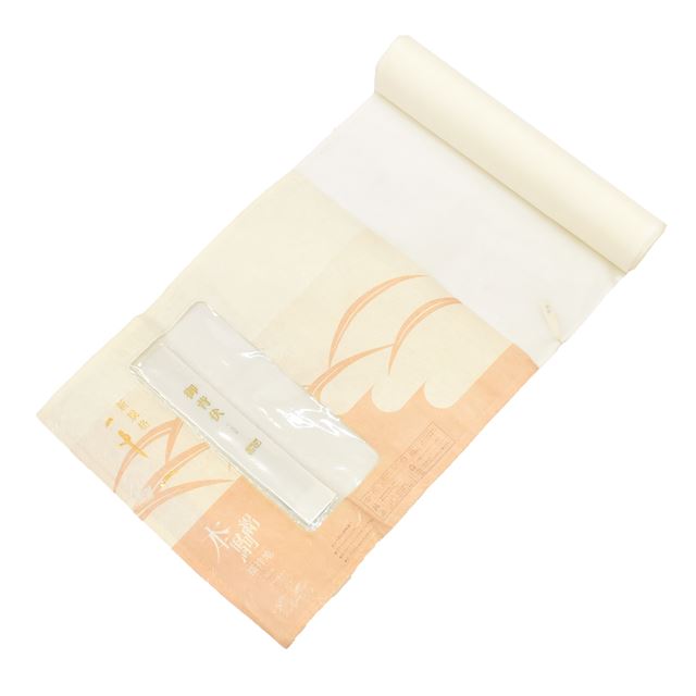 リサイクル着物 着物ひととき 中古の【中古】 反物 夏物 化繊 リサイクル反物 美品 未使用品 白色系 長襦袢 絽 女物 着物 生地 和装小物 kkb3094b [ 和服 カジュアル着物 アウトレット レトロ アンティーク プチプラ お洒落 普段着 お稽古 アウトレット きもの kimono ]｜アングル3