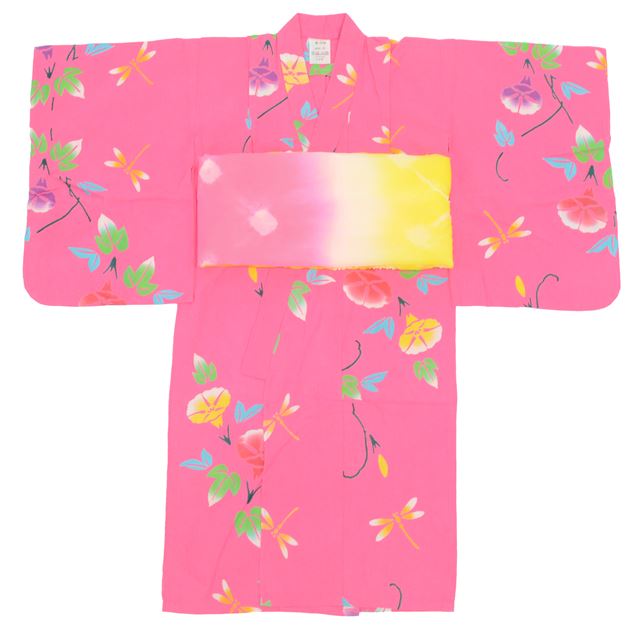 ＼4日20時〜エントリーでP10倍+最大15%OFF／ 【中古】 浴衣 注染 子供 美品 女の子...