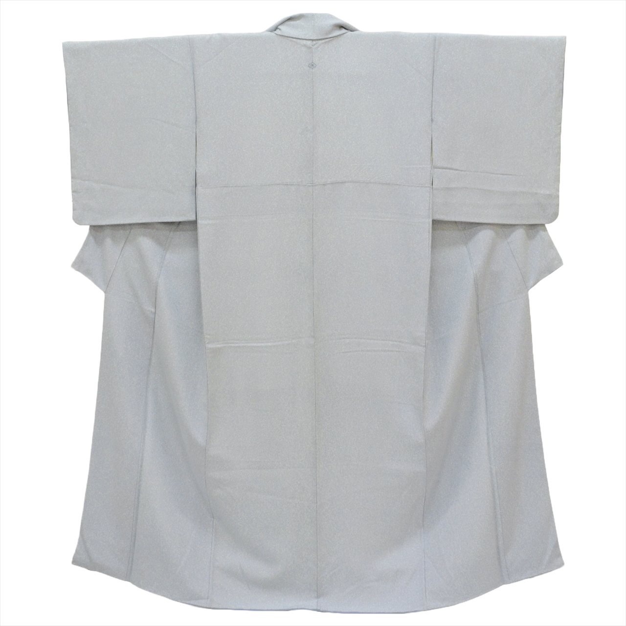 【中古】 リサイクル着物 色無地 正絹 身丈154cm S 裄63.5cm 仕立て上がり リサイクル着物 グレー色系 たたき染め 縮緬 紋付 袷 tt2169b [ 和服 入学式 卒業式 入園 母 結婚式 お宮参り アウトレット きもの kimono ]