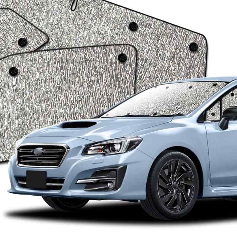 趣味職人 サンシェード シームレスサンシェード レヴォーグ VM4/VMG系 LEVORG 車用 カーテン 車中泊 カーフィルム フルセット 日本製 対応 『03s-e006-sa』