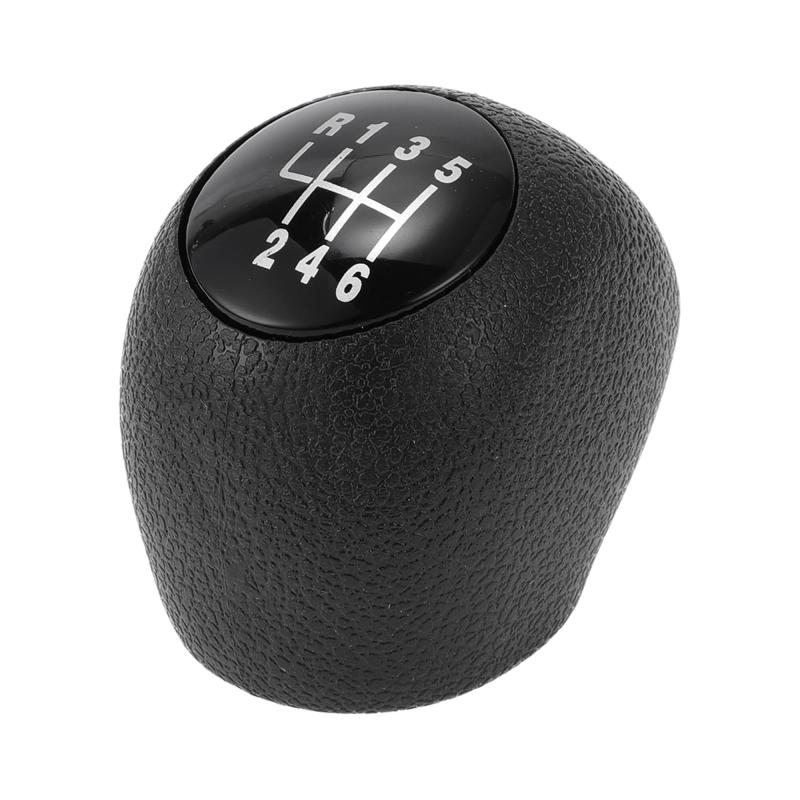 TUCKBOLD フィアットに対応・デュカート用6速マニュアルギアシフトノブ | フロントオートモーティブギアボックススティックシフトレバーノブ ブラックホワイトプラスチック 1個