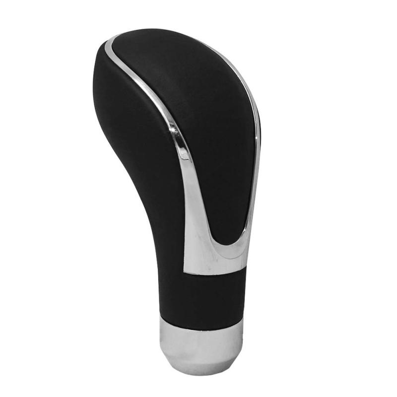 Sakan 車用 汎用 シフトノブ カバー シフトノブ MT AT ロングタイプ 11*4.5cm (ブラック2)