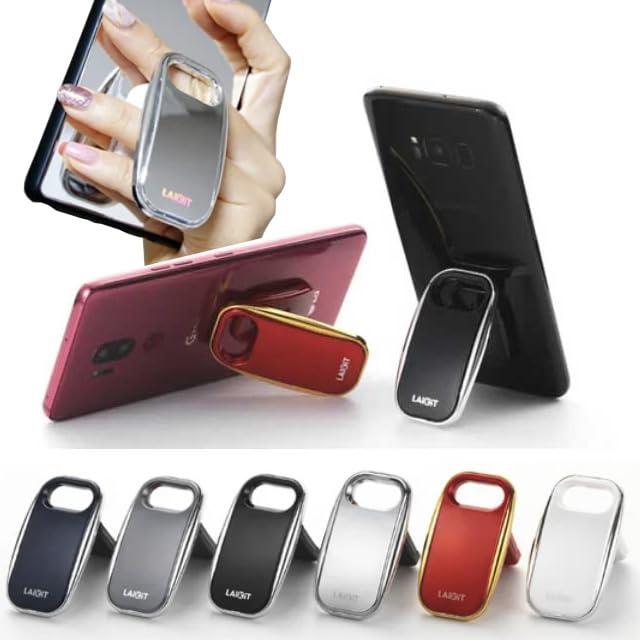 ライキット 強力グリップスマホバンド 縦横スマホスタンド ポップソケッツ スマホリング バンカーリング 落下防止
