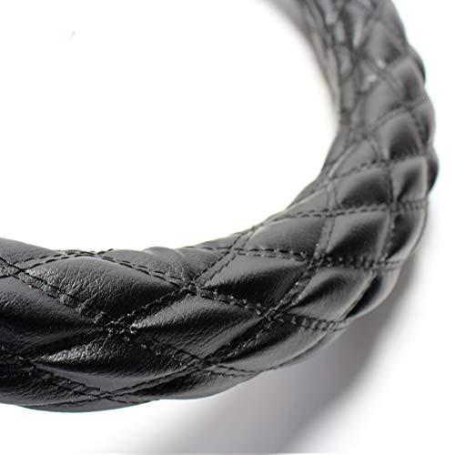 Azur ハンドルカバー スイフト ステアリングカバー ソフトレザーブラック S(外径約36-37cm) XS59A24A-S-026(2)