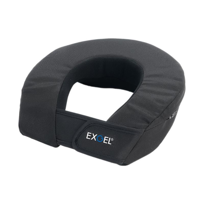 EXGEL(エクスジェル) ネックパッド ネックサポート17 ジュニアサイズ ブラック ジェルクッション 頸椎..