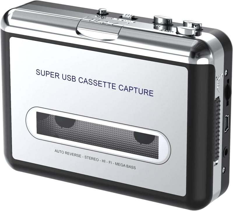 カセットテープ プレーヤー デジタル化 MP3変換 USB接続 カセットテープレコーダー カセットプレイヤー 音楽データ変換 パソコン対応 ポータブル カセットテープからMP3へ変換 CD作成可能