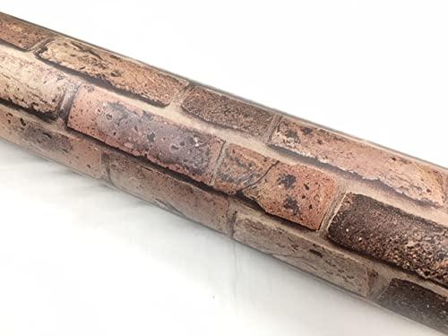 アンティークレンガ調 カッティングシート 120cm×30cm ラッピングシート 家具、テーブルDIYリメイクシ..