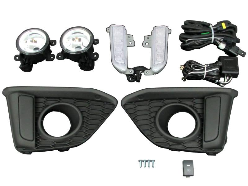 BRIGHTZ フィットハイブリッド GP5 GP6 LEDデイライト付フォグライトキット Bタイプ 【 FOG-H-058 】 フィット フイット ハイブリッド ハイブリット GP 15746
