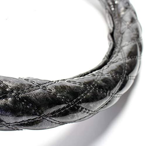 Azur ハンドルカバー 大型ビックサム(H2.1-H12.1) ステアリングカバー 木目ブラック 2HL(外径約47-48cm) XS57A24A-2HL-007(2)