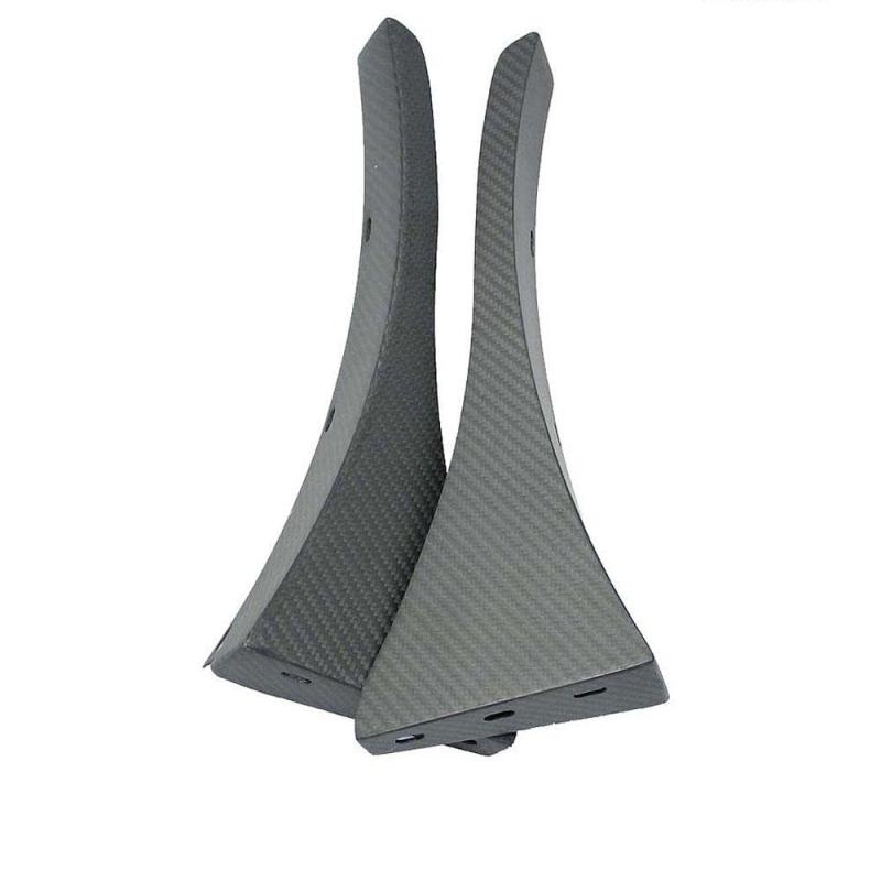 VERUS ENGINEERING(VELOX) A0040A：TOYOTA 86 KOUKI(ZN6)/BRZ(ZC6)対応品：ドライカーボンフロントスプリッターエンドブレート：艶なし