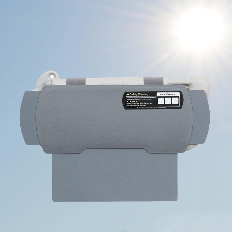 WANPOOL 車用バイザーサンシェードエクステンダー ウィンドウシェード アンチグレア サンブロッカー 運転席または助手席の助手席用 1個